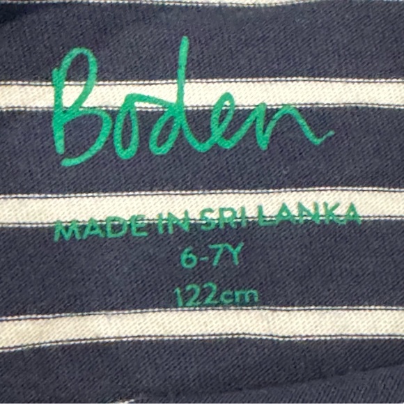 Mini Boden long sleeved, striped shirt - Picture 4 of 4